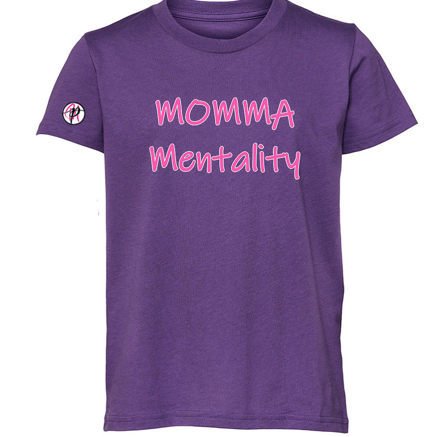 Momma Mentality - Signature ProMomma Tee - Purple